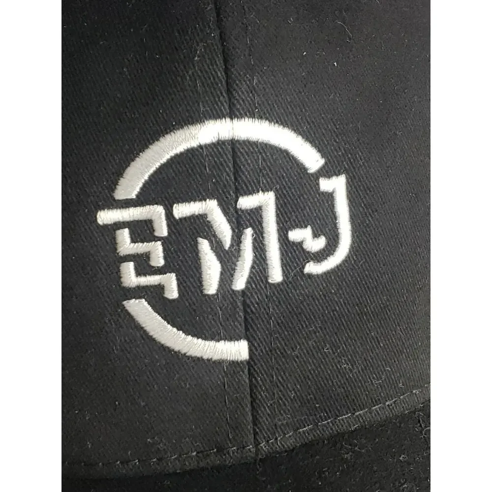 EMJ Trucker Hat Cap Mens Black Snapback Earle M. Jorgensen Steel Metal Company
